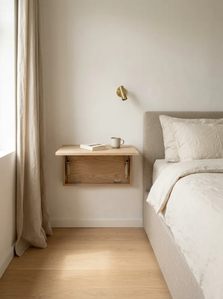 A Foldable Bedside Table