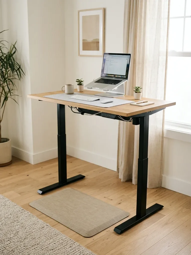 Small Home Office Ideas: 24 Compact Setups That Work 23 Compact Standing Desk