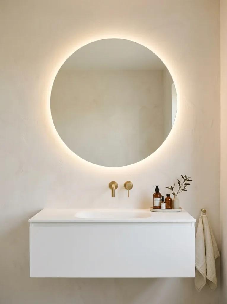 Backlit Mirror Glow