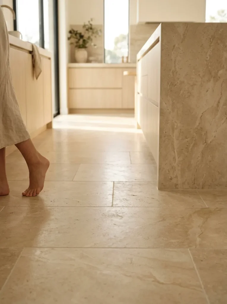 Heated Stone Floors
