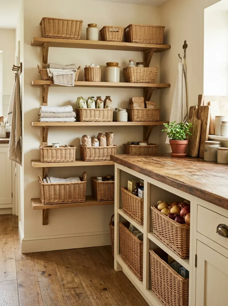 Woven Basket Storage