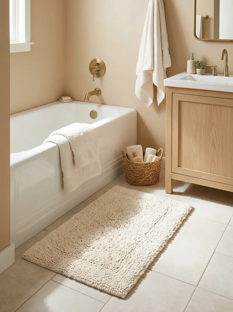 Soft Textured Bath Mats