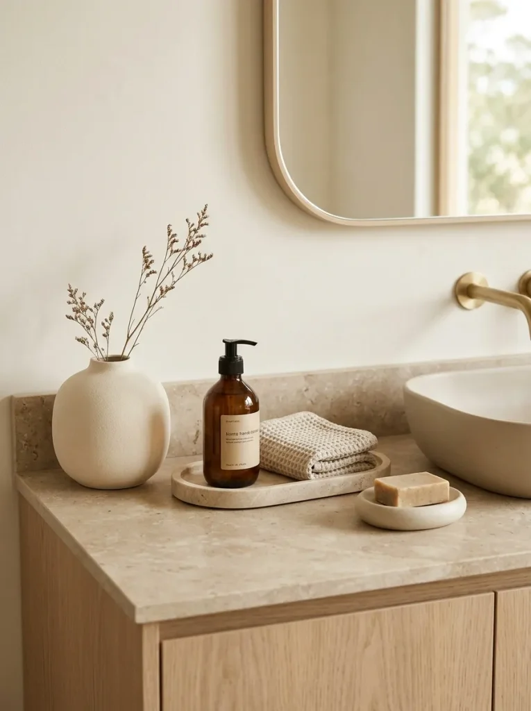 28 Bathroom Decor Ideas That Create a Spa-Worthy Escape 26 Curved Bathroom Accessories
