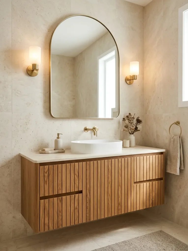 Bathroom Ideas: 30 Gorgeous Looks to Save for Later 5 Natural Wood Accents