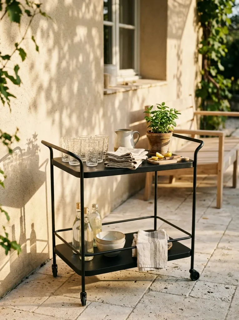 Outdoor Bar Cart