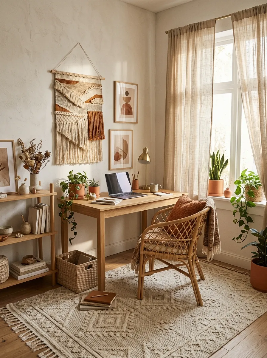 Boho Home Office