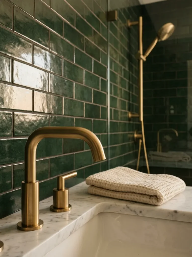 Brushed Brass Fixtures