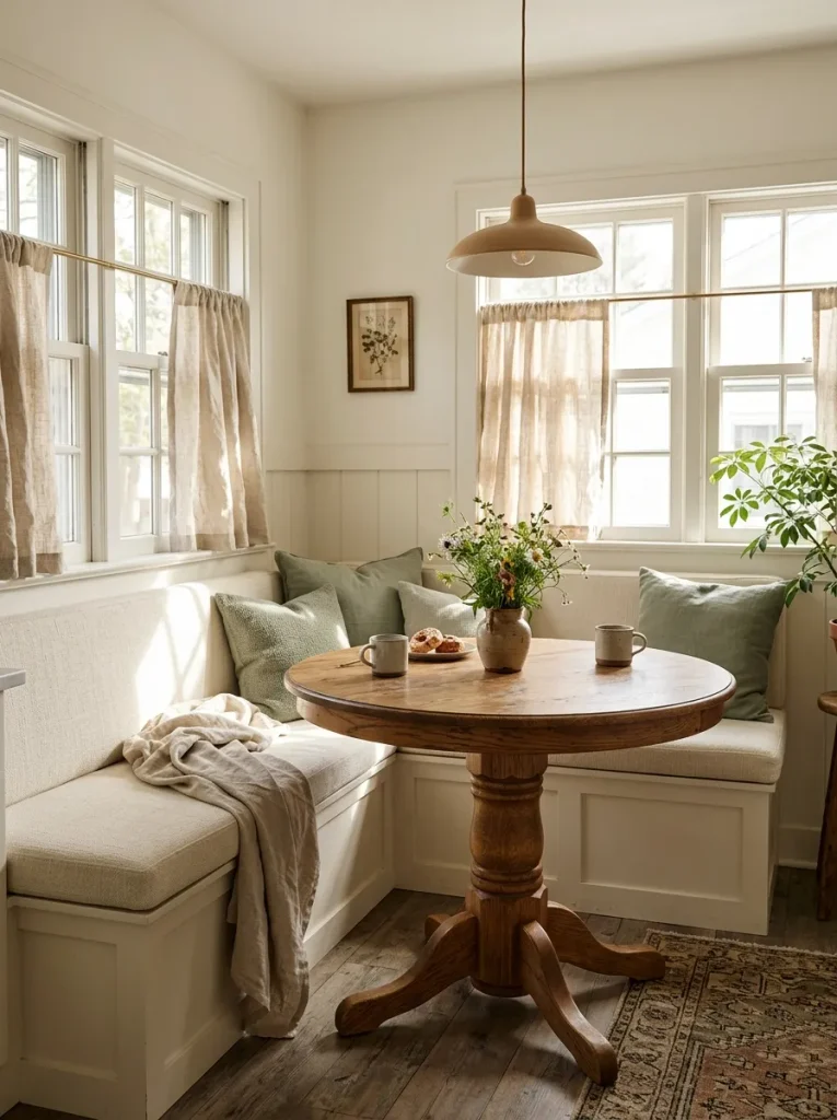 31 Kitchen Ideas That Will Make You Fall in Love Again 9 Cozy Breakfast Nook
