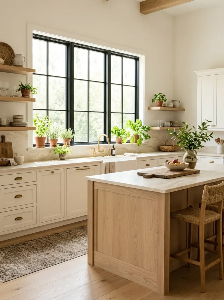 31 Kitchen Ideas That Will Make You Fall in Love Again 26 Large Kitchen Windows