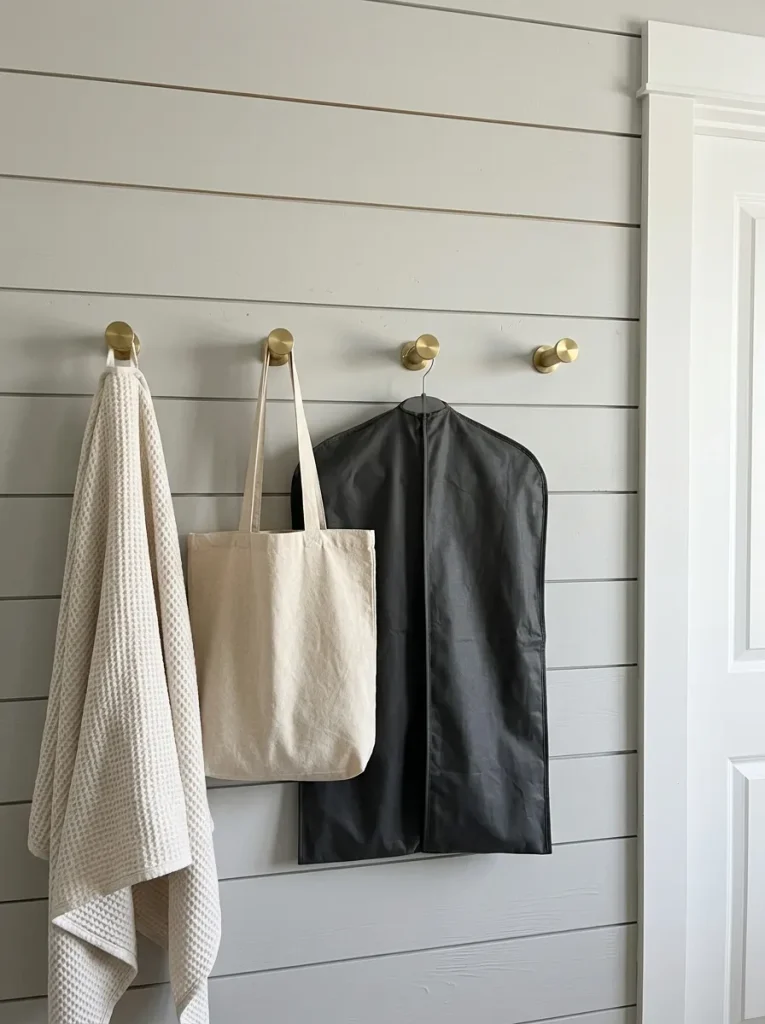 27 Guest Bathroom Ideas That Leave Visitors Pampered 9 Wall Hooks Row