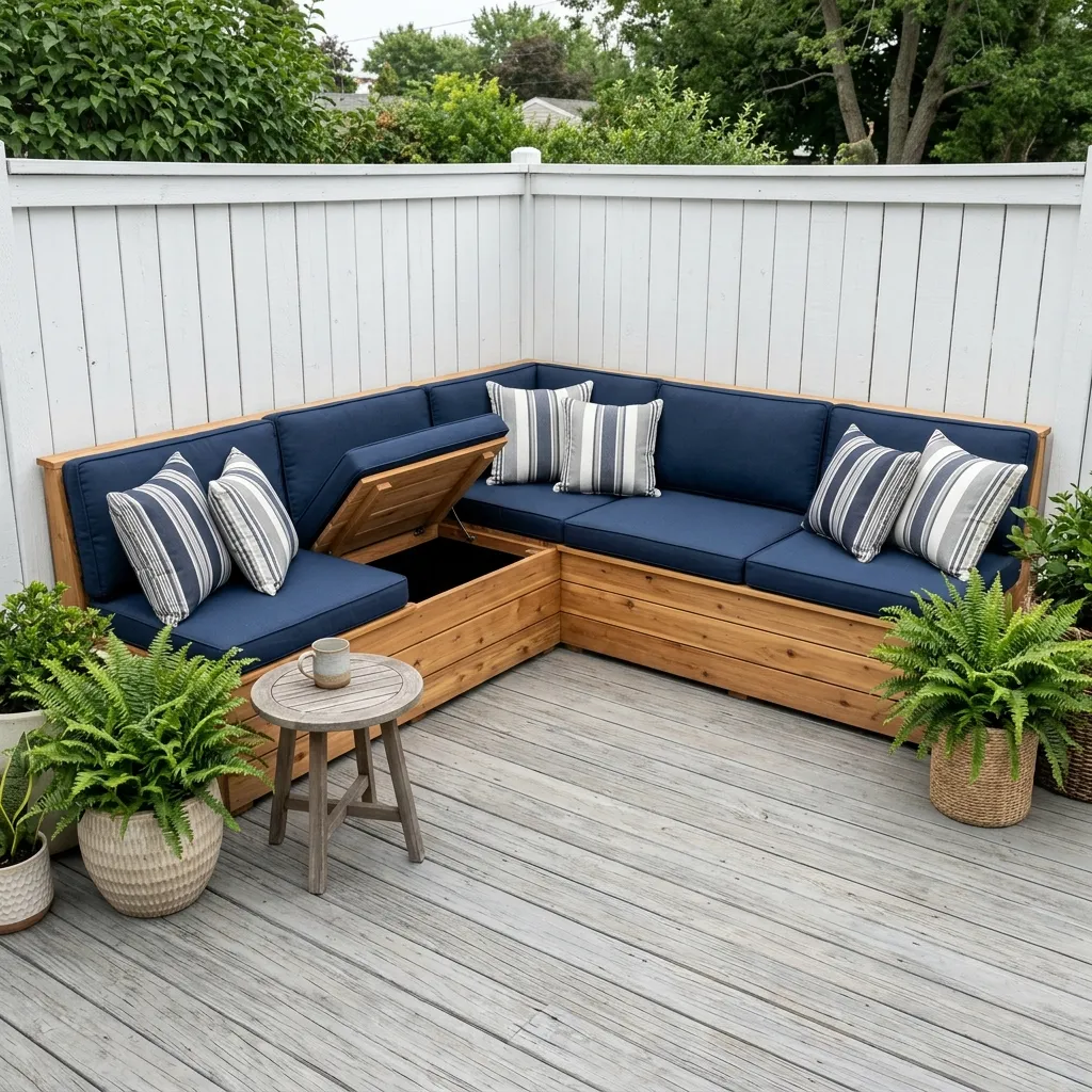 Outdoor Living Space Ideas: 30 Spots Made for Gathering 6 Built In Bench Seating
