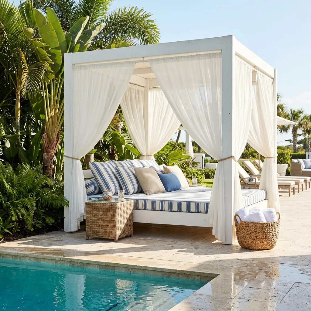 Outdoor Living Space Ideas: 30 Spots Made for Gathering 22 Cabana Style Shade
