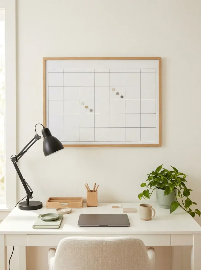 Wall-Mounted Desk Calendar