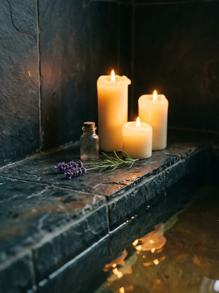 Spa Candle Ledge