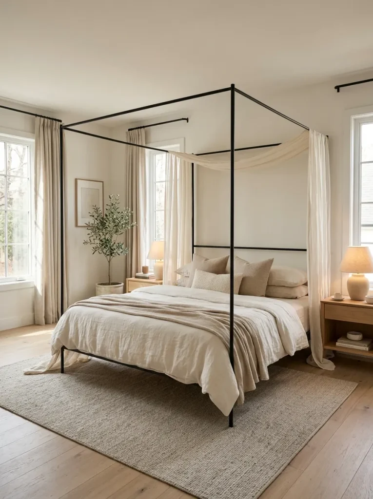 Canopy Bed Styling