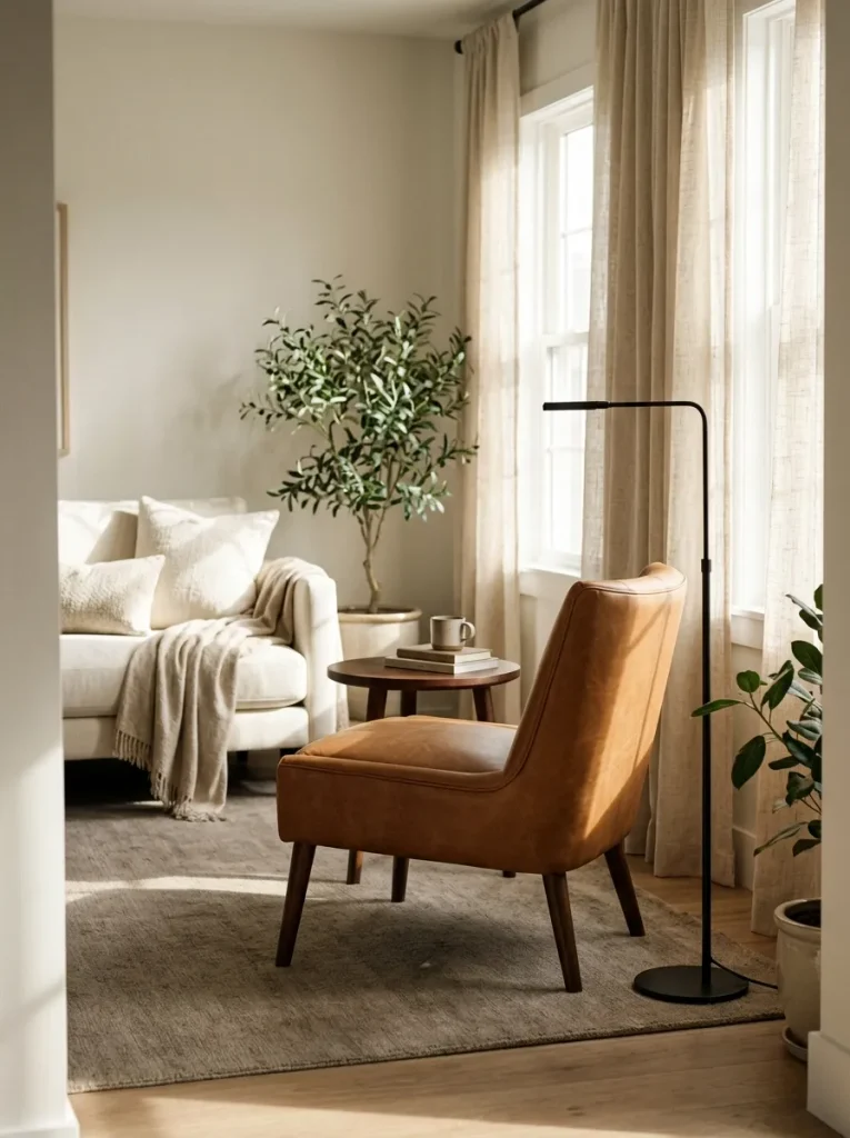 Leather Lounge Chair
