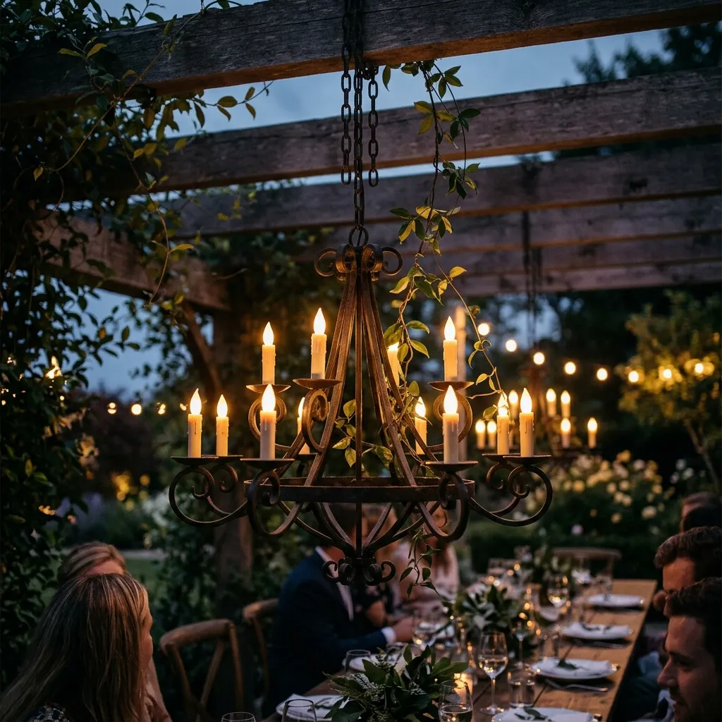 29 Backyard Decor Ideas That Turn Heads This Season 29 Outdoor Chandelier