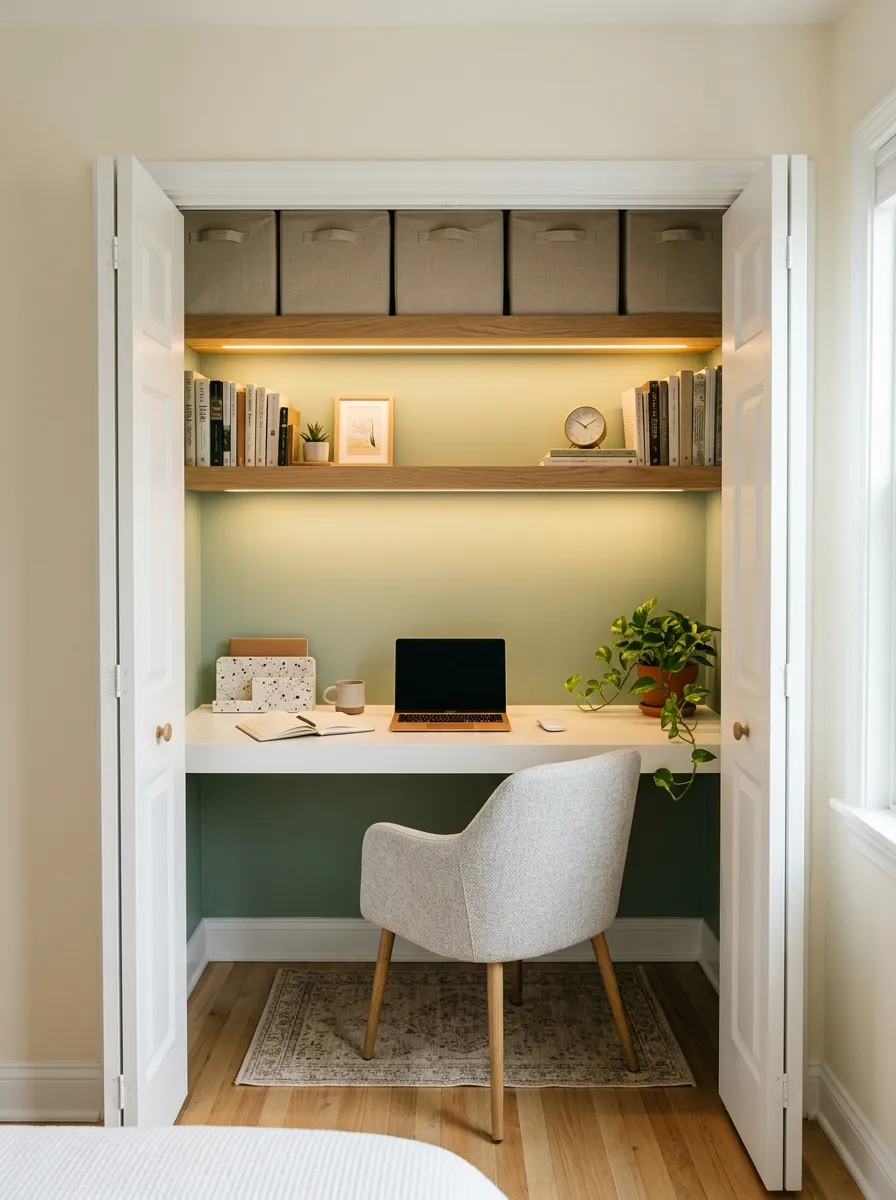 Compact Closet Office