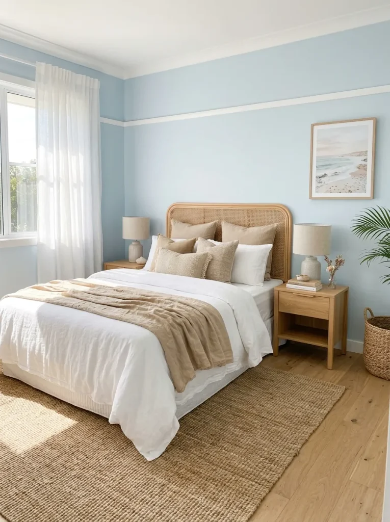 Coastal Blue Bedroom