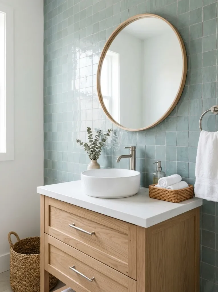 Bathroom Ideas: 30 Gorgeous Looks to Save for Later 18 Blue Bathroom Palette