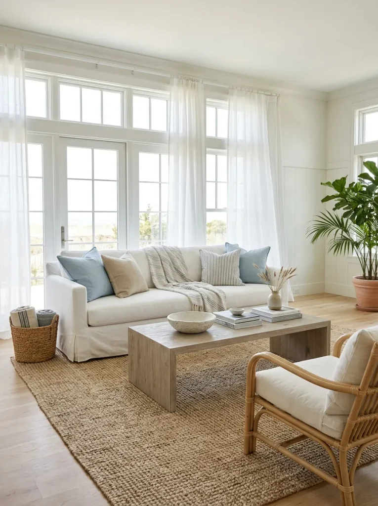 Coastal Blue and White