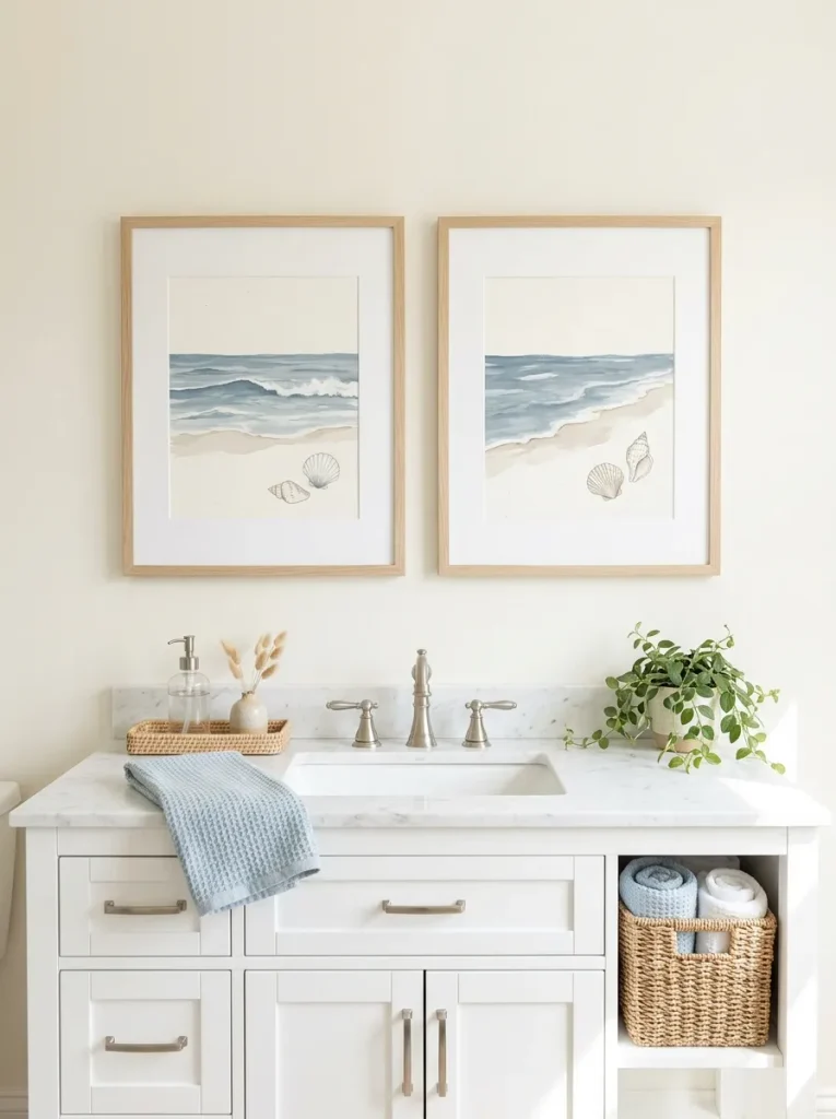 Coastal Bathroom Prints