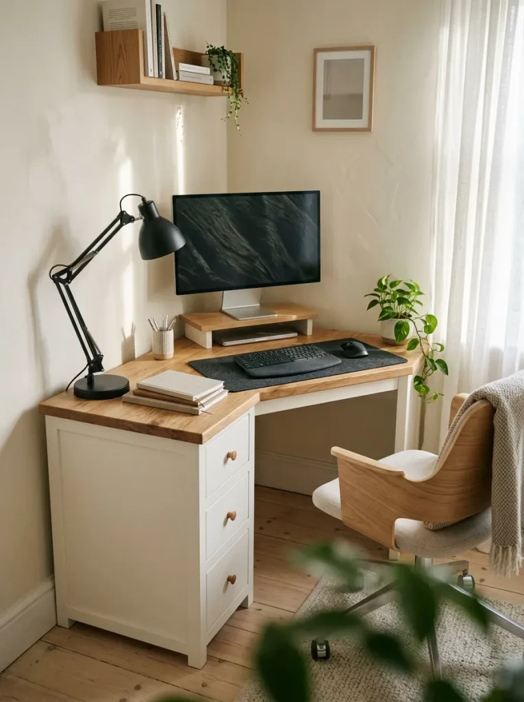 Corner Desk With Storage