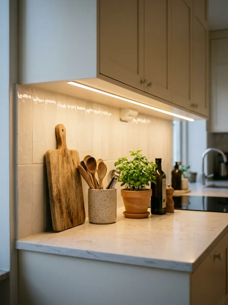 Small Kitchen Ideas: 29 Brilliant Ways to Gain Space 24 Under-Cabinet Lighting