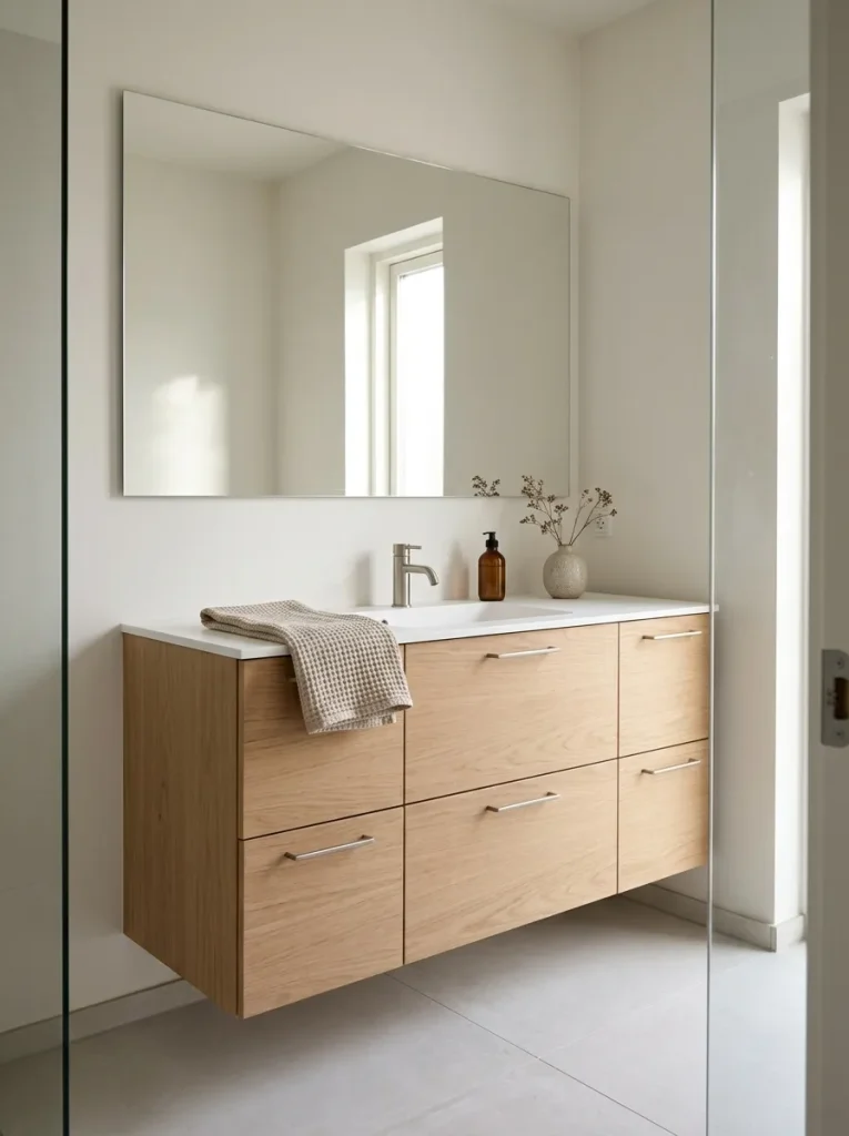 Oak Bathroom Cabinets