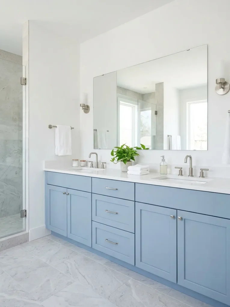 Soft Blue Accents