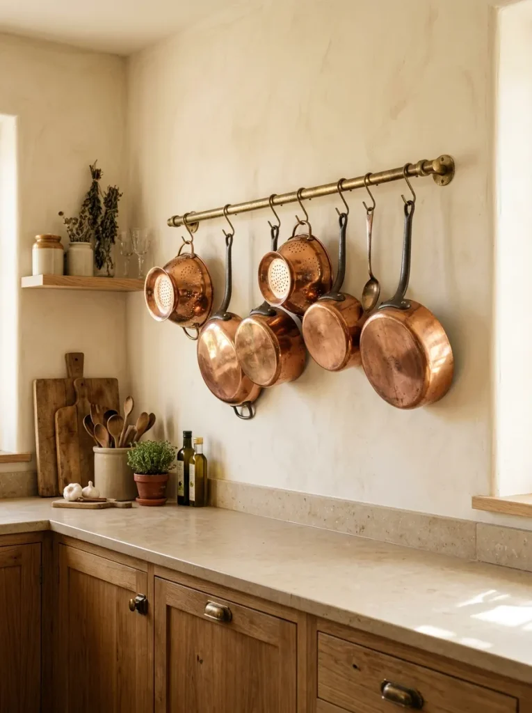 Hanging Copper Pots