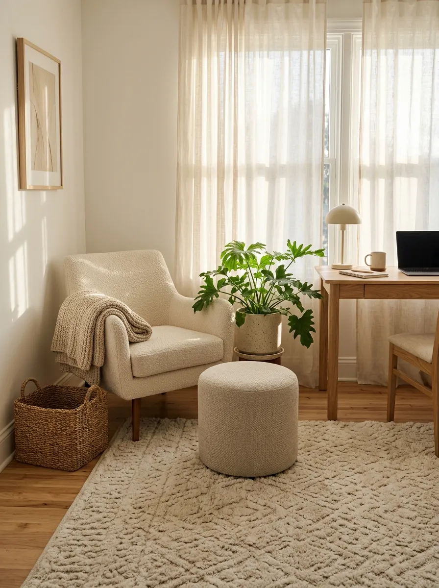 Soft Upholstered Ottoman