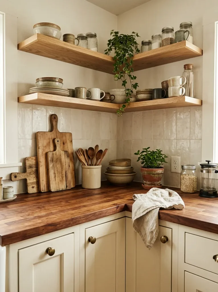 Kitchen Decor Ideas: 30 Warm Touches That Feel Homey 2 Warm Wooden Accents