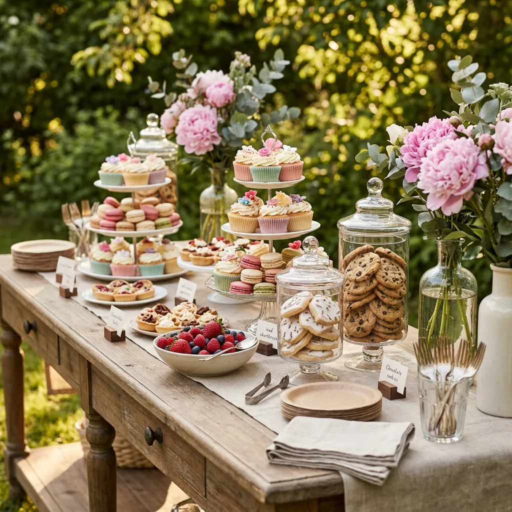 Outdoor Living Space Ideas: 30 Spots Made for Gathering 31 Dessert Table Station