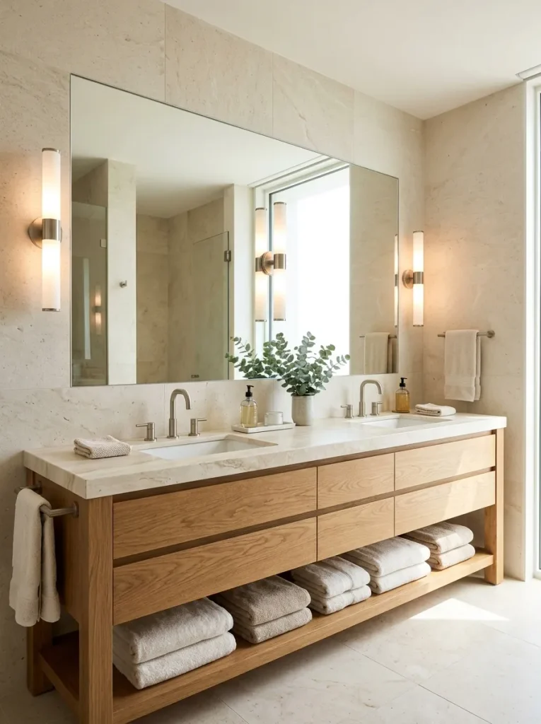 Bathroom Ideas: 30 Gorgeous Looks to Save for Later 24 Double Sink Vanity