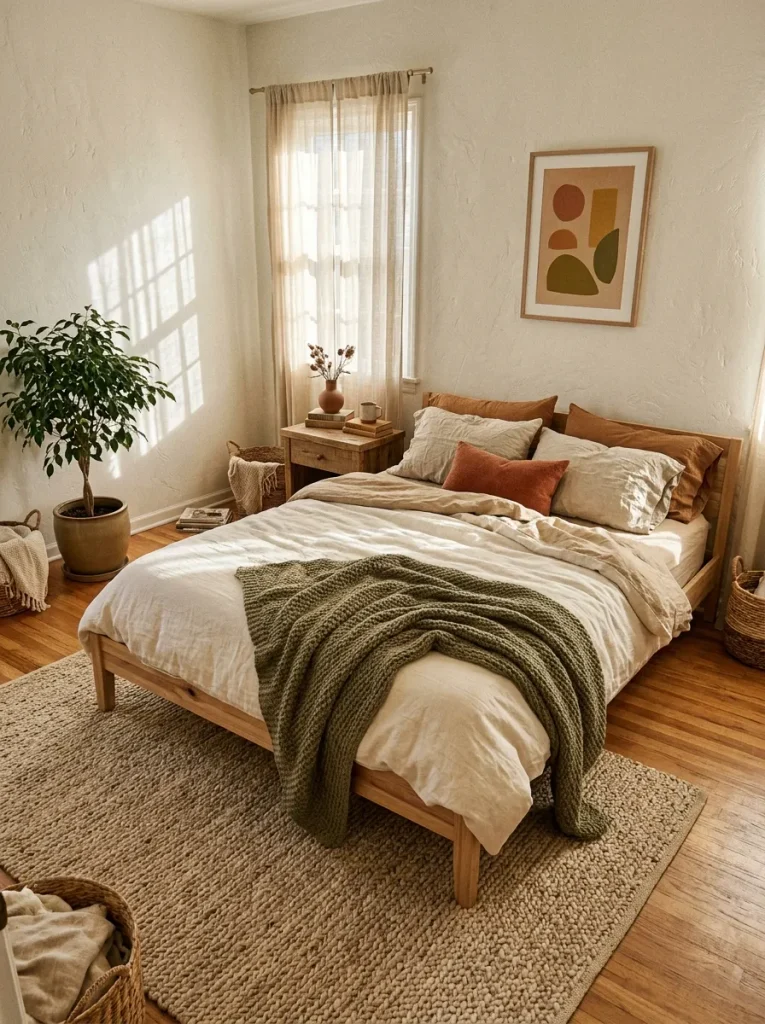 Earthy Bedroom Palette