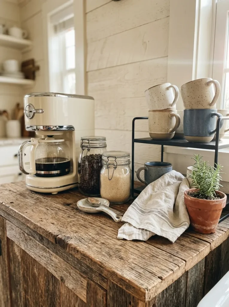 Rustic Coffee Station