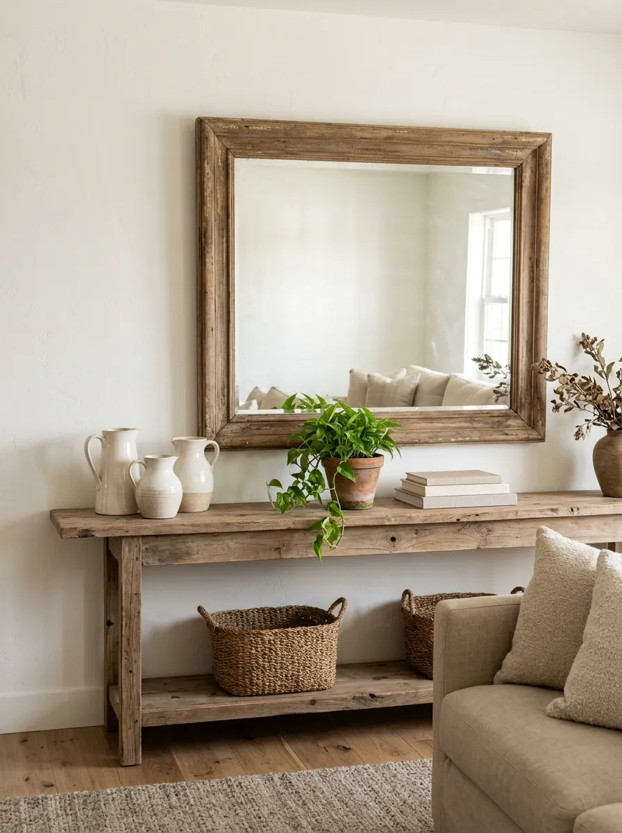 Antique Mirror Display
