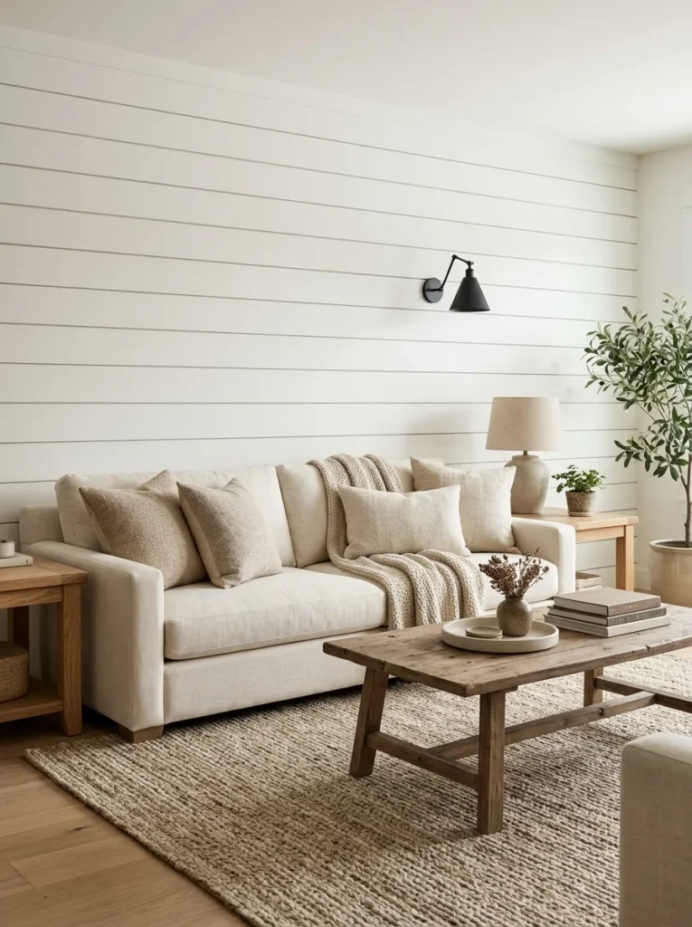Shiplap Accent Wall