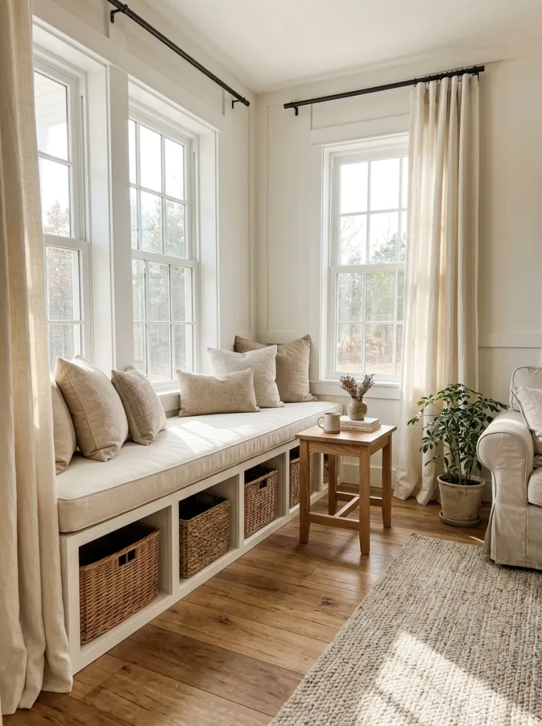 Farmhouse Window Seat