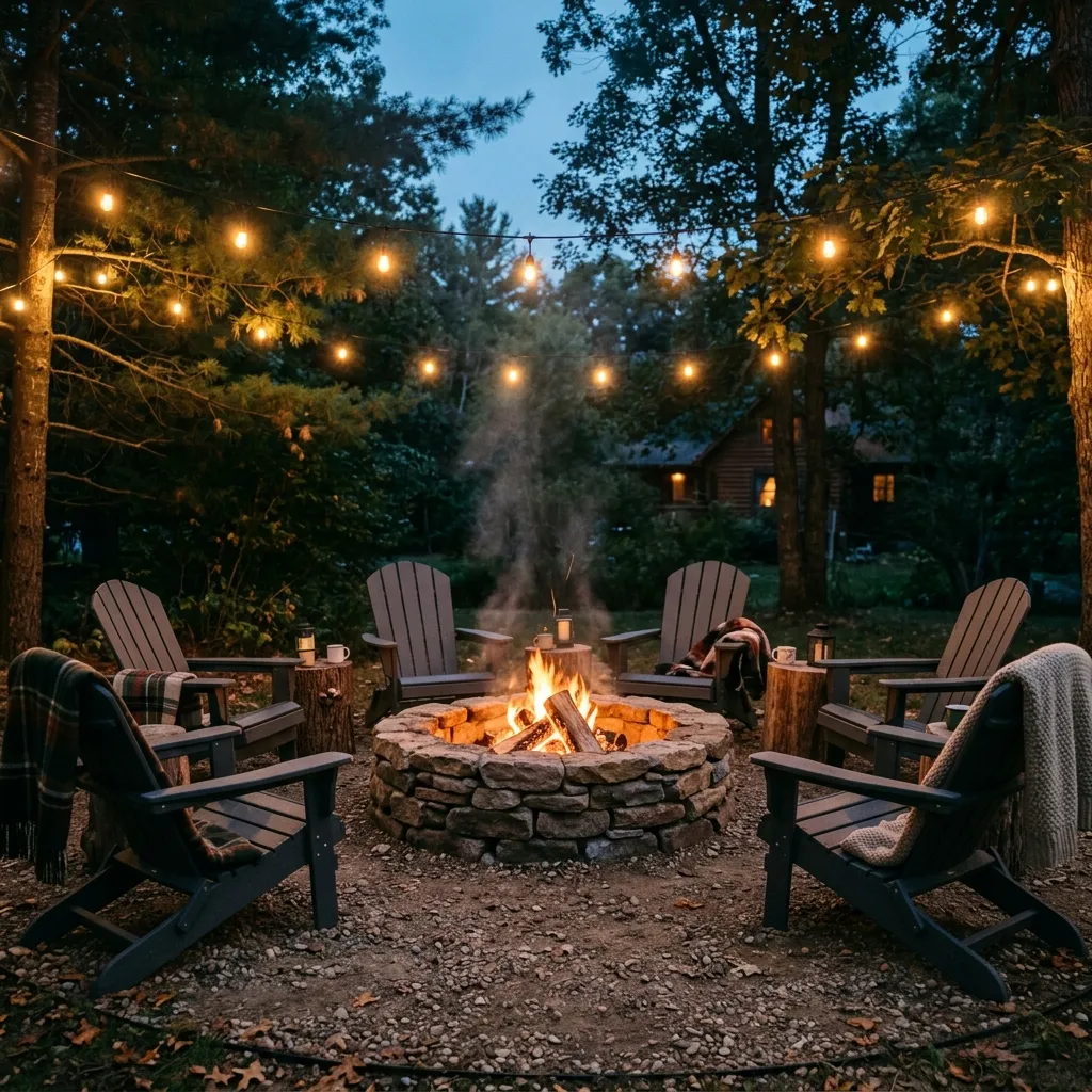 Outdoor Living Space Ideas: 30 Spots Made for Gathering 2 Fire Pit Circle