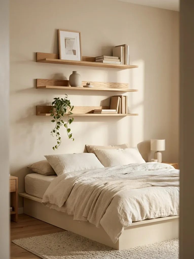 Floating Wooden Shelves
