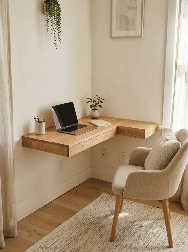 Floating Corner Desk