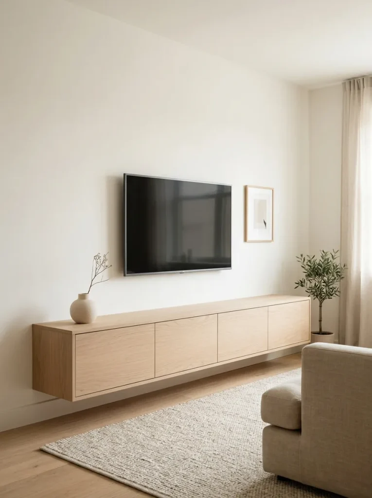 Floating Media Console