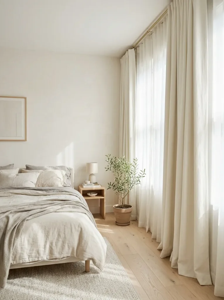 Floor-Length Curtains