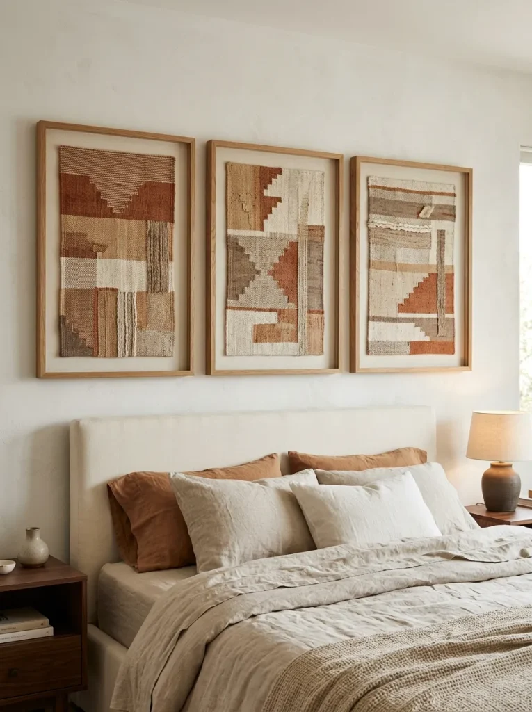 Framed Fabric Artwork