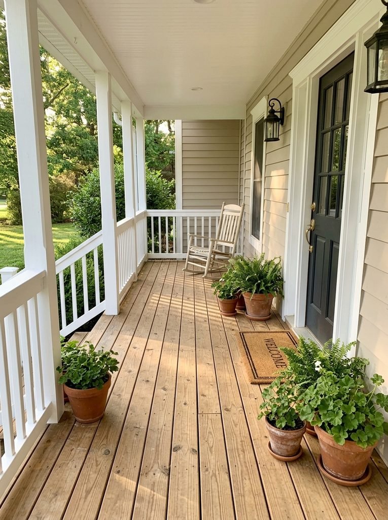 Classic White Railings