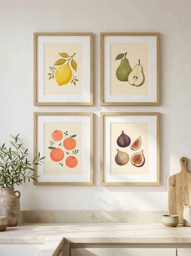 Colorful Fruit Artwork