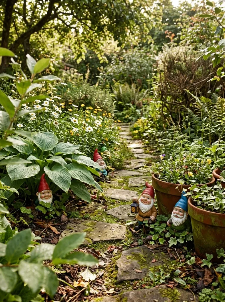 Whimsical Garden Gnomes