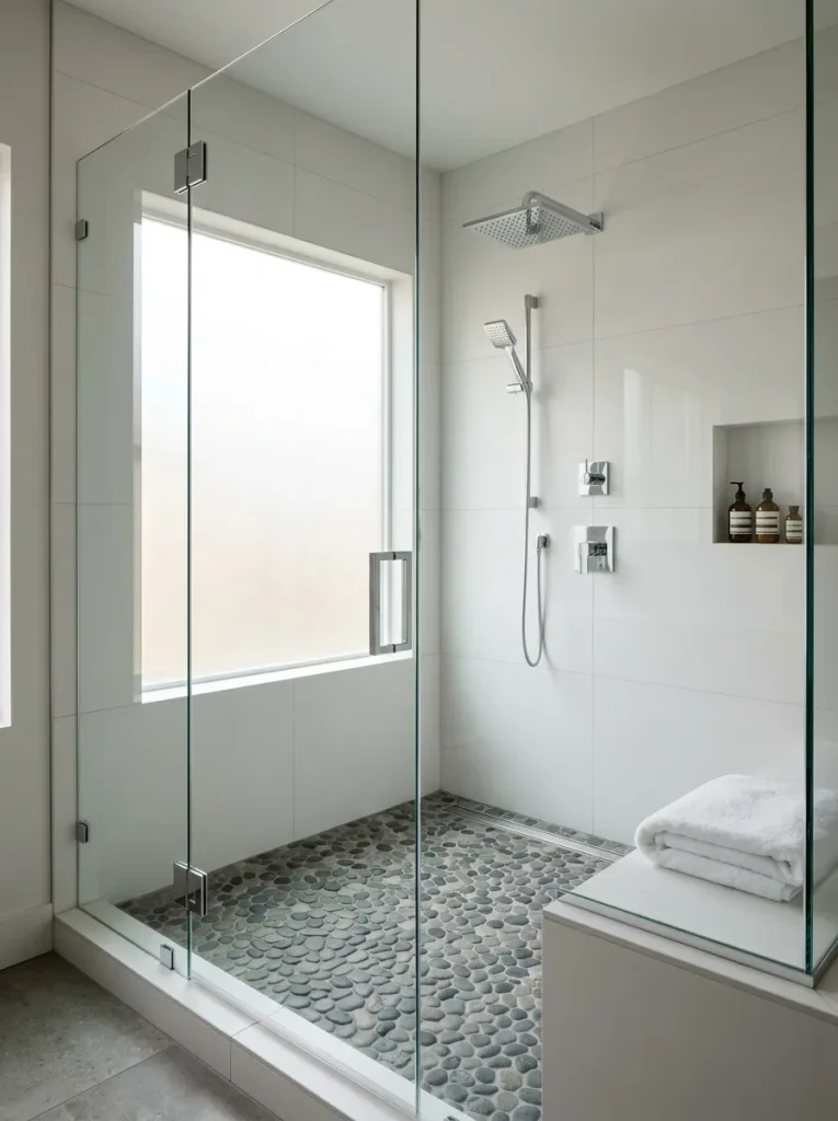 26 Timeless Bathroom Design Ideas Your Guests Will Envy 5 Walk-In Rain Shower